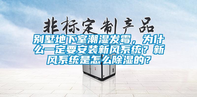 別墅地下室潮濕發(fā)霉，為什么一定要安裝新風(fēng)系統(tǒng)？新風(fēng)系統(tǒng)是怎么除濕的？