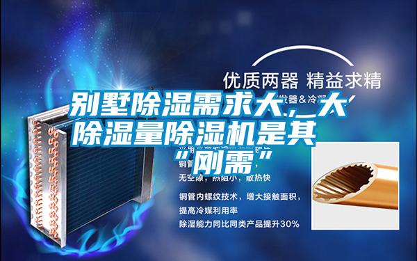 別墅除濕需求大，大除濕量除濕機是其“剛需”