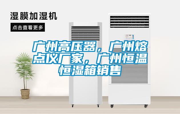廣州高壓器，廣州熔點儀廠家，廣州恒溫恒濕箱銷售