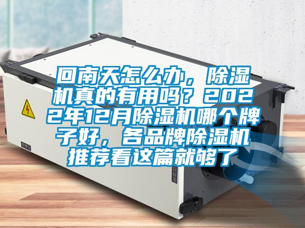 回南天怎么辦，除濕機(jī)真的有用嗎？2022年12月除濕機(jī)哪個牌子好，各品牌除濕機(jī)推薦看這篇就夠了