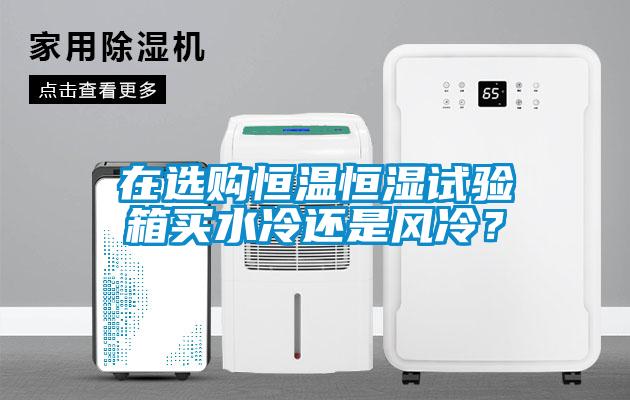 在選購(gòu)恒溫恒濕試驗(yàn)箱買水冷還是風(fēng)冷？