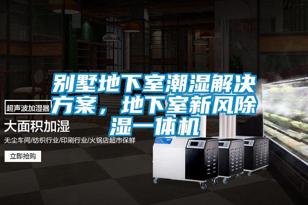 別墅地下室潮濕解決方案，地下室新風(fēng)除濕一體機