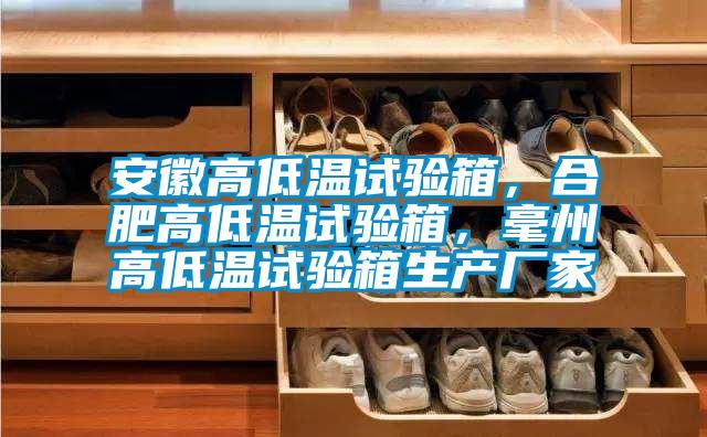 安徽高低溫試驗箱，合肥高低溫試驗箱，毫州高低溫試驗箱生產(chǎn)廠家
