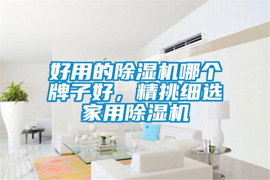 好用的除濕機(jī)哪個(gè)牌子好，精挑細(xì)選家用除濕機(jī)