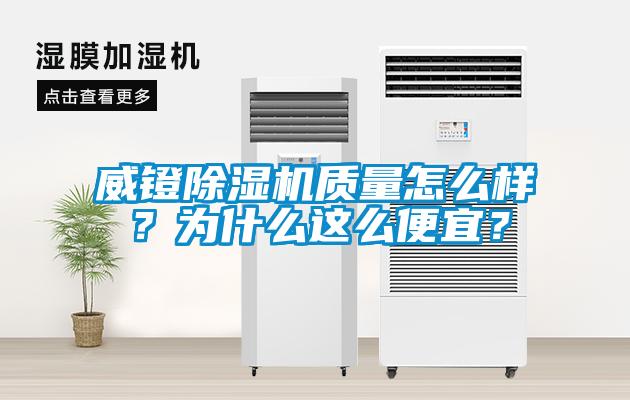 威鐙除濕機(jī)質(zhì)量怎么樣？為什么這么便宜？