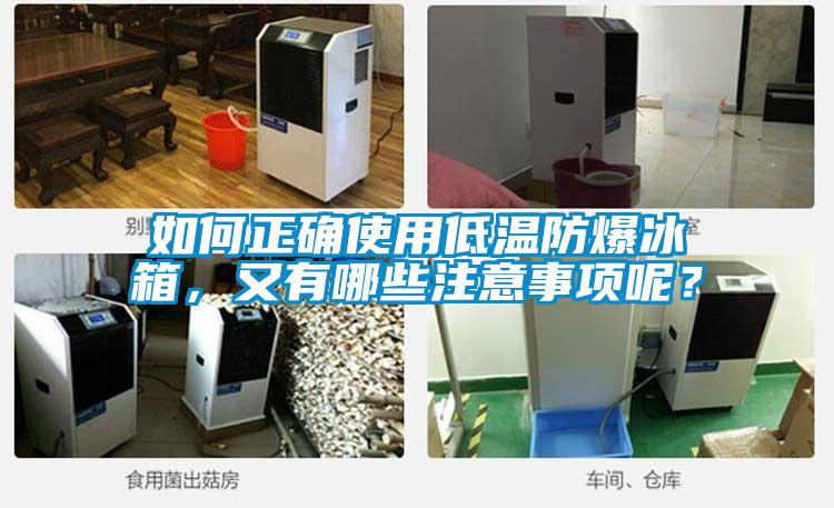 如何正確使用低溫防爆冰箱，又有哪些注意事項呢？