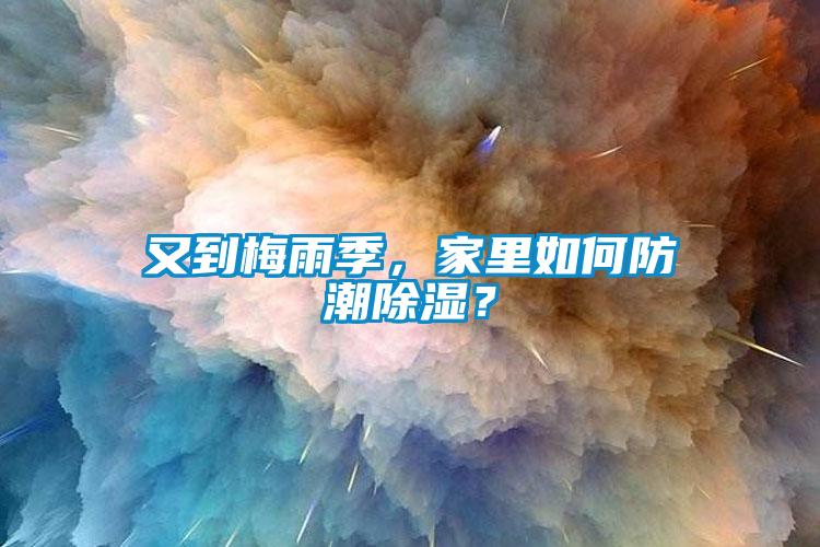 又到梅雨季，家里如何防潮除濕？