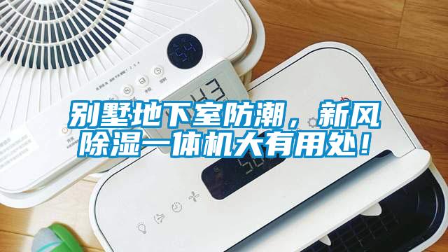 別墅地下室防潮，新風除濕一體機大有用處！