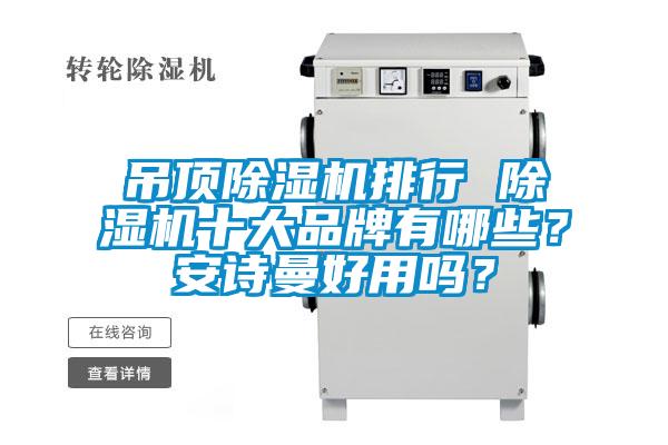 吊頂除濕機(jī)排行 除濕機(jī)十大品牌有哪些？安詩曼好用嗎？