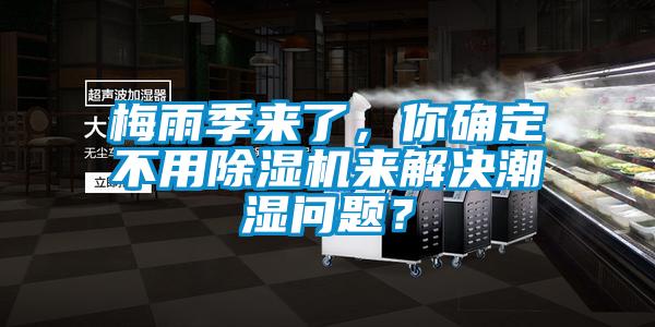 梅雨季來了，你確定不用除濕機(jī)來解決潮濕問題？