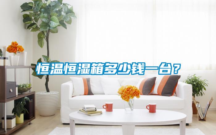 恒溫恒濕箱多少錢一臺(tái)？
