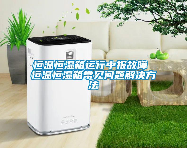恒溫恒濕箱運(yùn)行中報(bào)故障 恒溫恒濕箱常見問(wèn)題解決方法