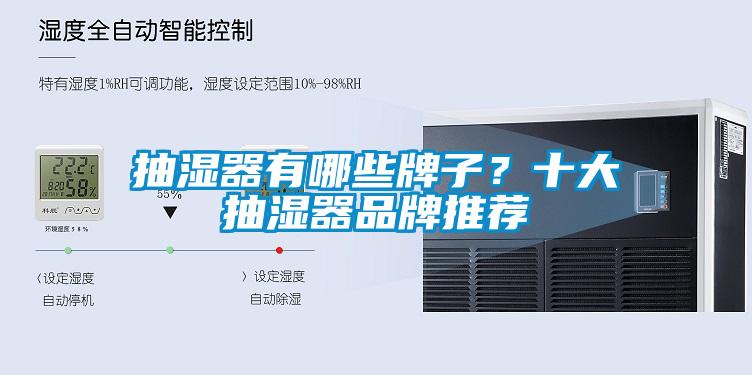 抽濕器有哪些牌子？十大抽濕器品牌推薦