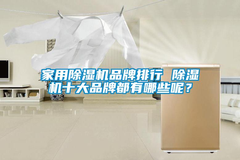 家用除濕機(jī)品牌排行 除濕機(jī)十大品牌都有哪些呢？