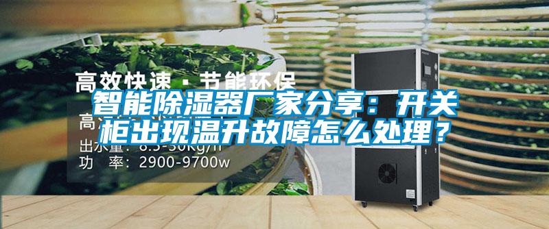 智能除濕器廠家分享：開關(guān)柜出現(xiàn)溫升故障怎么處理？