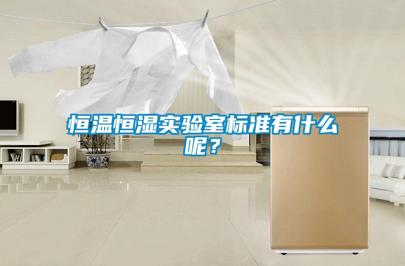 恒溫恒濕實驗室標(biāo)準(zhǔn)有什么呢？
