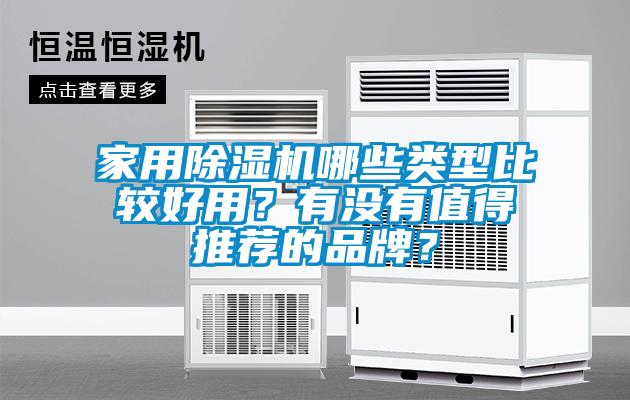 家用除濕機(jī)哪些類型比較好用？有沒有值得推薦的品牌？