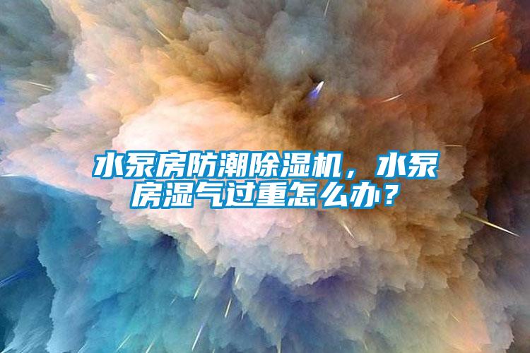 水泵房防潮除濕機(jī)，水泵房濕氣過重怎么辦？