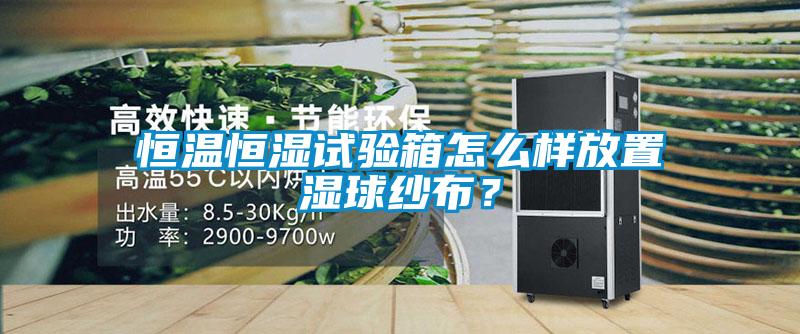 恒溫恒濕試驗(yàn)箱怎么樣放置濕球紗布？