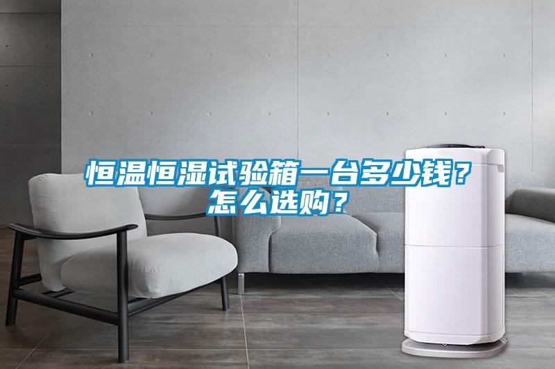 恒溫恒濕試驗(yàn)箱一臺多少錢？怎么選購？