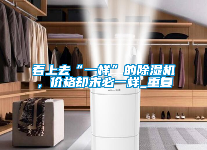 看上去“一樣”的除濕機，價格卻未必一樣_重復(fù)