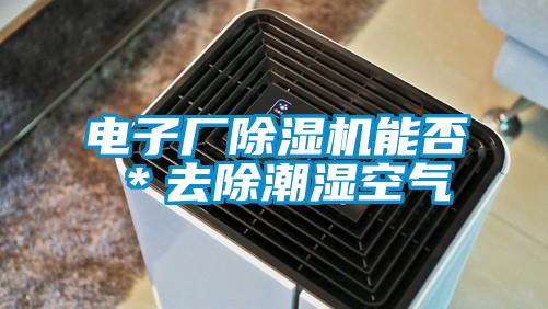 電子廠(chǎng)除濕機(jī)能否＊去除潮濕空氣