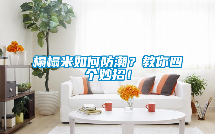 榻榻米如何防潮？教你四個(gè)妙招！