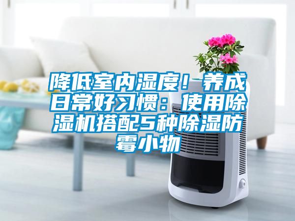 降低室內(nèi)濕度！養(yǎng)成日常好習(xí)慣：使用除濕機(jī)搭配5種除濕防霉小物