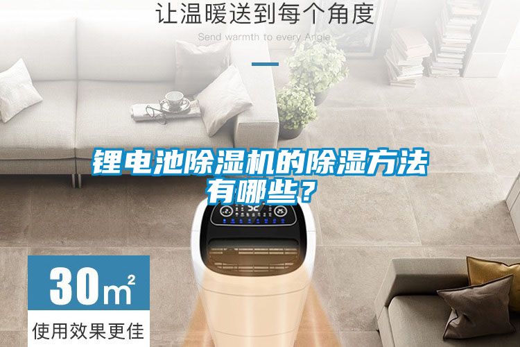 鋰電池除濕機(jī)的除濕方法有哪些？