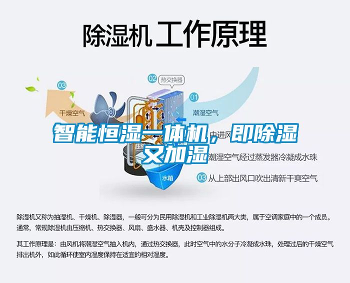 智能恒濕一體機，即除濕又加濕