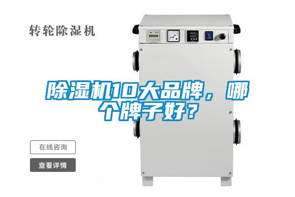 除濕機10大品牌，哪個牌子好？