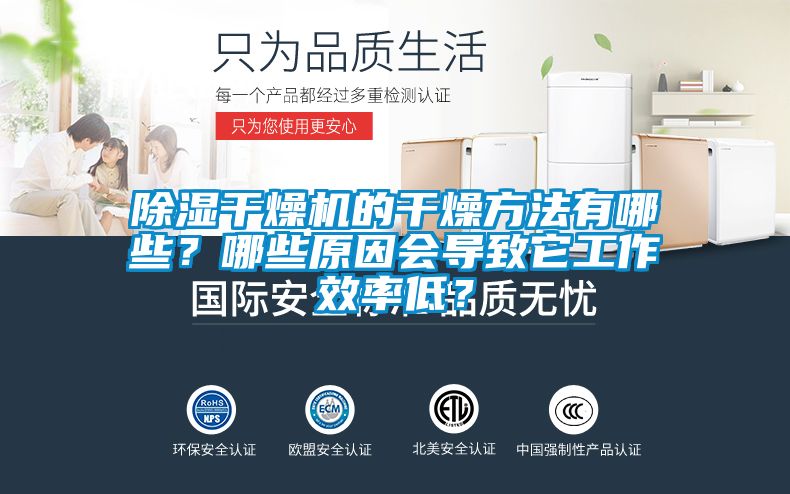 除濕干燥機的干燥方法有哪些？哪些原因會導致它工作效率低？