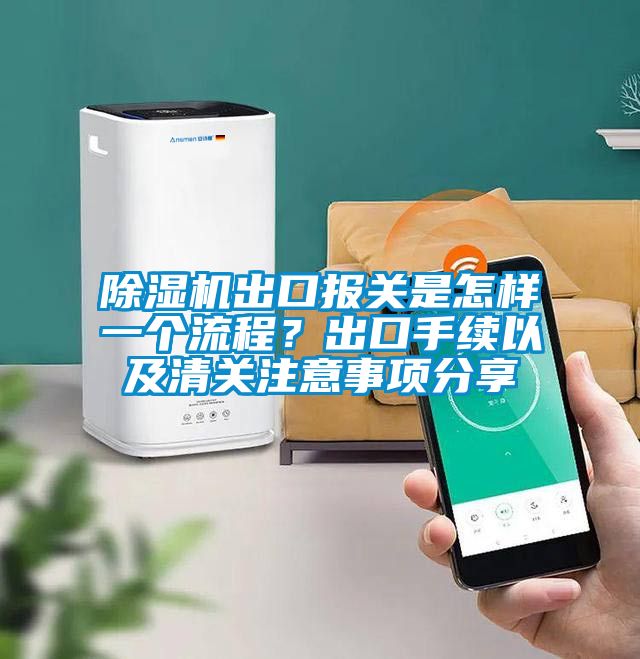 除濕機(jī)出口報(bào)關(guān)是怎樣一個(gè)流程？出口手續(xù)以及清關(guān)注意事項(xiàng)分享