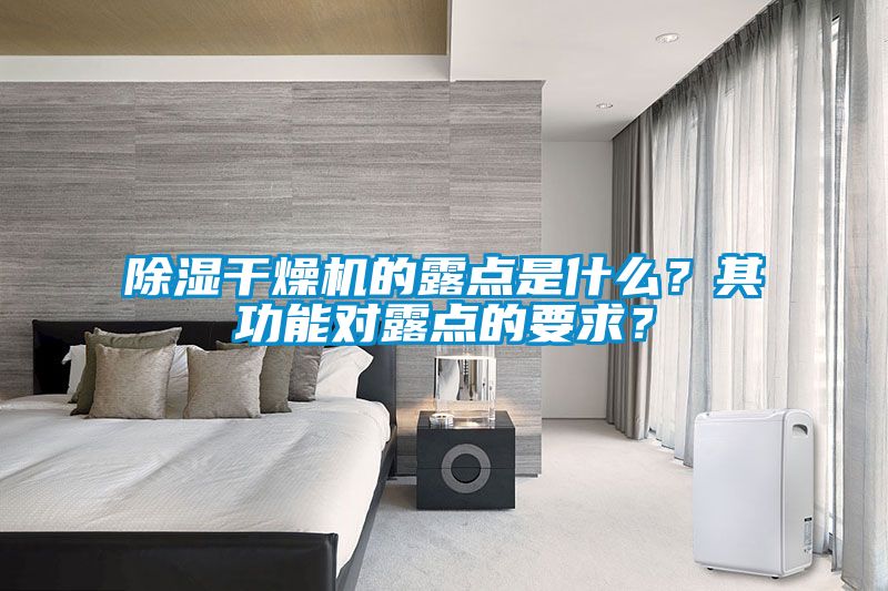 除濕干燥機(jī)的露點(diǎn)是什么？其功能對(duì)露點(diǎn)的要求？