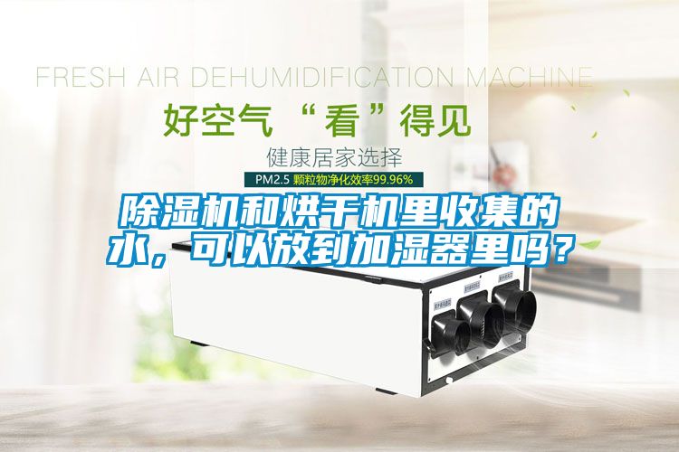 除濕機(jī)和烘干機(jī)里收集的水，可以放到加濕器里嗎？