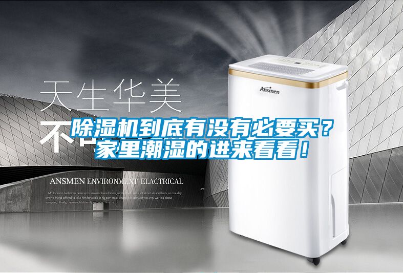 除濕機到底有沒有必要買？家里潮濕的進來看看！