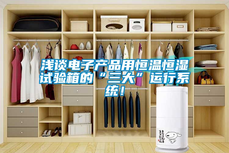淺談電子產(chǎn)品用恒溫恒濕試驗(yàn)箱的“三大”運(yùn)行系統(tǒng)！