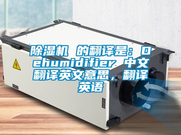 除濕機(jī) 的翻譯是：Dehumidifier 中文翻譯英文意思，翻譯英語