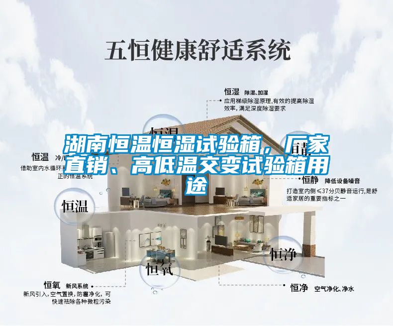 湖南恒溫恒濕試驗箱，廠家直銷、高低溫交變試驗箱用途