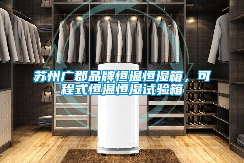 蘇州廣郡品牌恒溫恒濕箱，可程式恒溫恒濕試驗箱