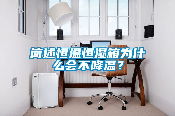 簡述恒溫恒濕箱為什么會不降溫？