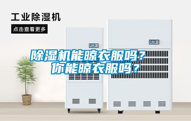 除濕機(jī)能晾衣服嗎？ 你能晾衣服嗎？