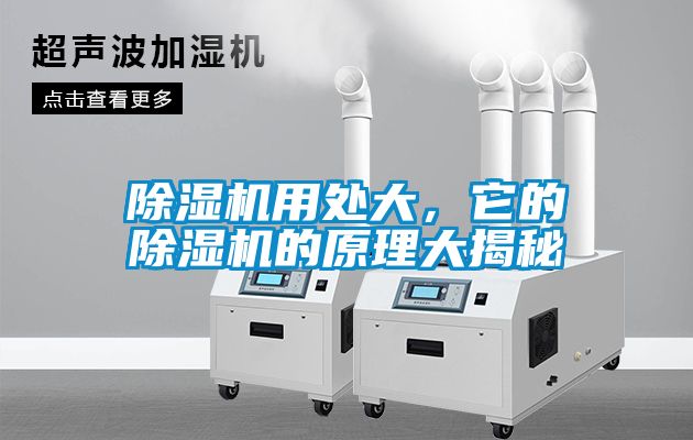 除濕機(jī)用處大，它的除濕機(jī)的原理大揭秘