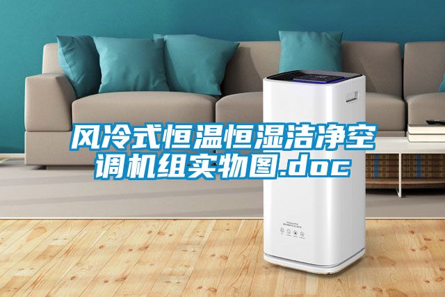 風(fēng)冷式恒溫恒濕潔凈空調(diào)機(jī)組實物圖.doc