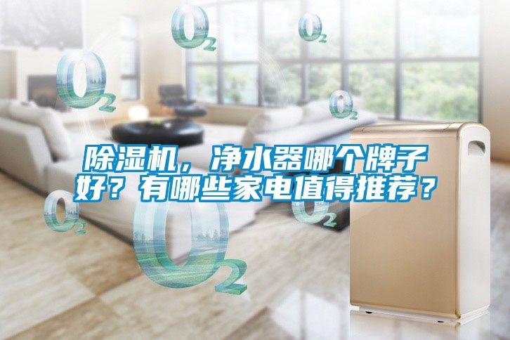 除濕機，凈水器哪個牌子好？有哪些家電值得推薦？