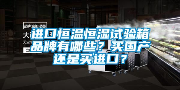 進(jìn)口恒溫恒濕試驗(yàn)箱品牌有哪些？買國產(chǎn)還是買進(jìn)口？