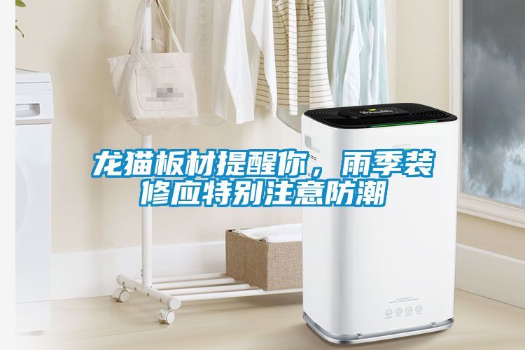 龍貓板材提醒你，雨季裝修應(yīng)特別注意防潮