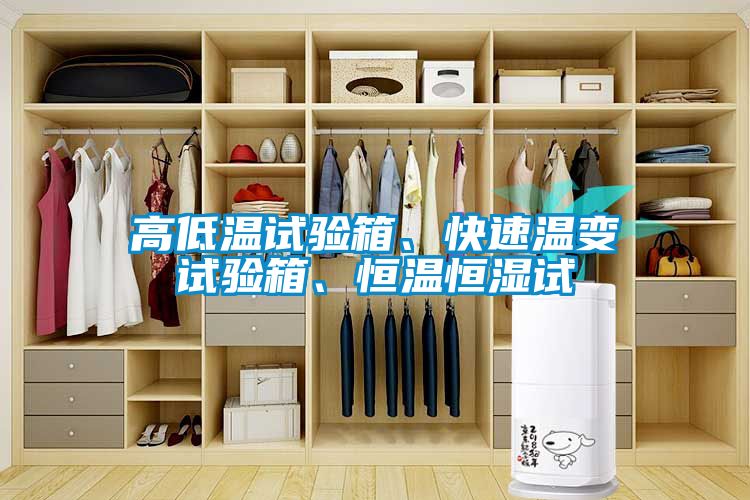 高低溫試驗箱、快速溫變試驗箱、恒溫恒濕試