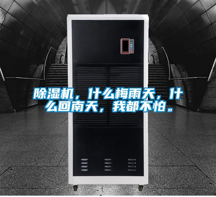 除濕機，什么梅雨天，什么回南天，我都不怕。