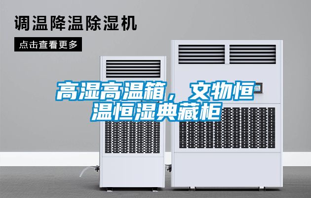 高濕高溫箱，文物恒溫恒濕典藏柜